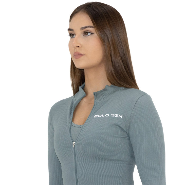 Long - Sleeved Crop Top Crop Top - Bolo Szn