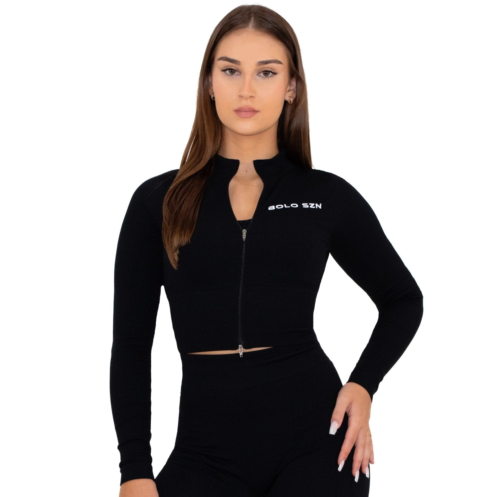 Long - Sleeved Crop Top Crop Top - Bolo Szn