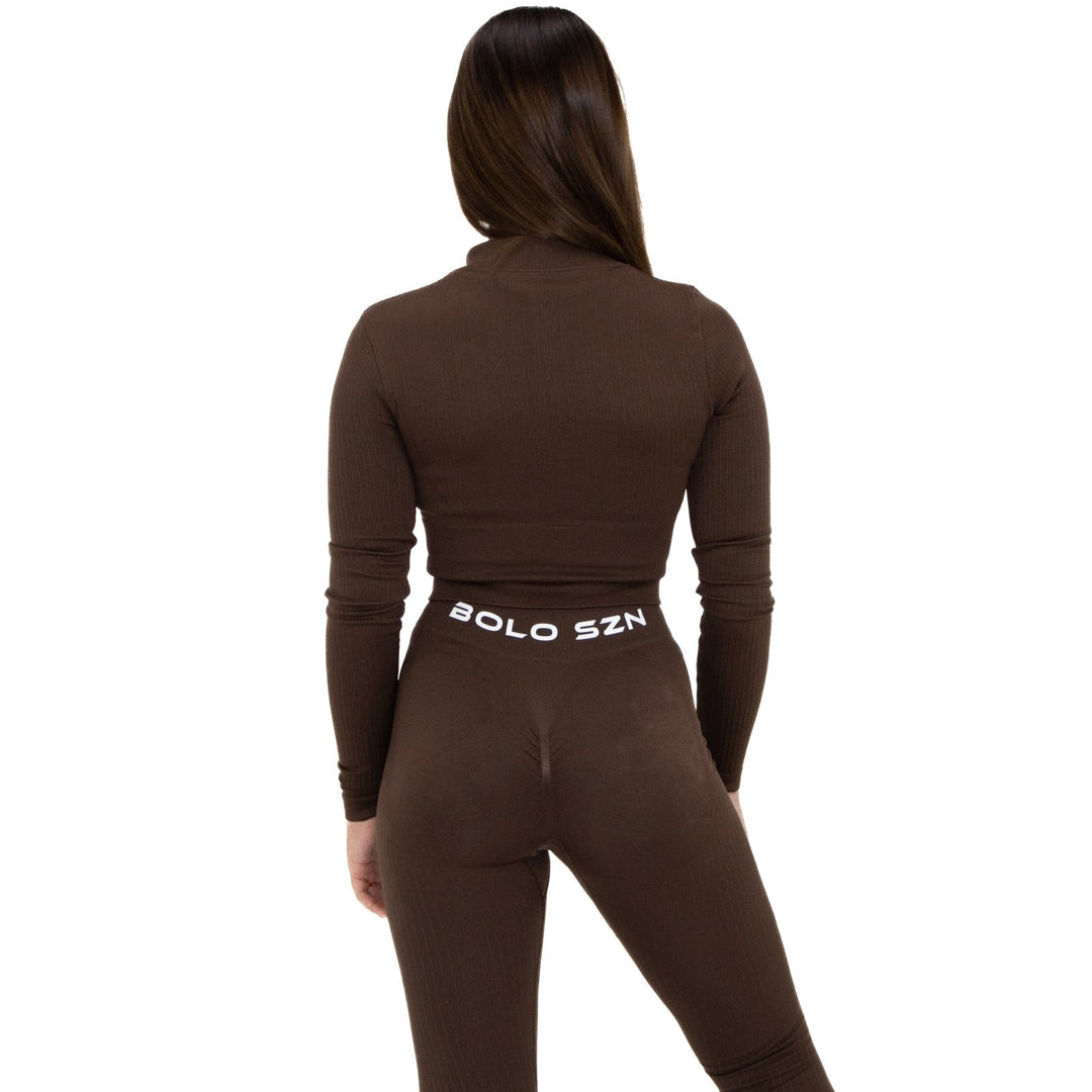 Long - Sleeved Crop Top Crop Top - Bolo Szn